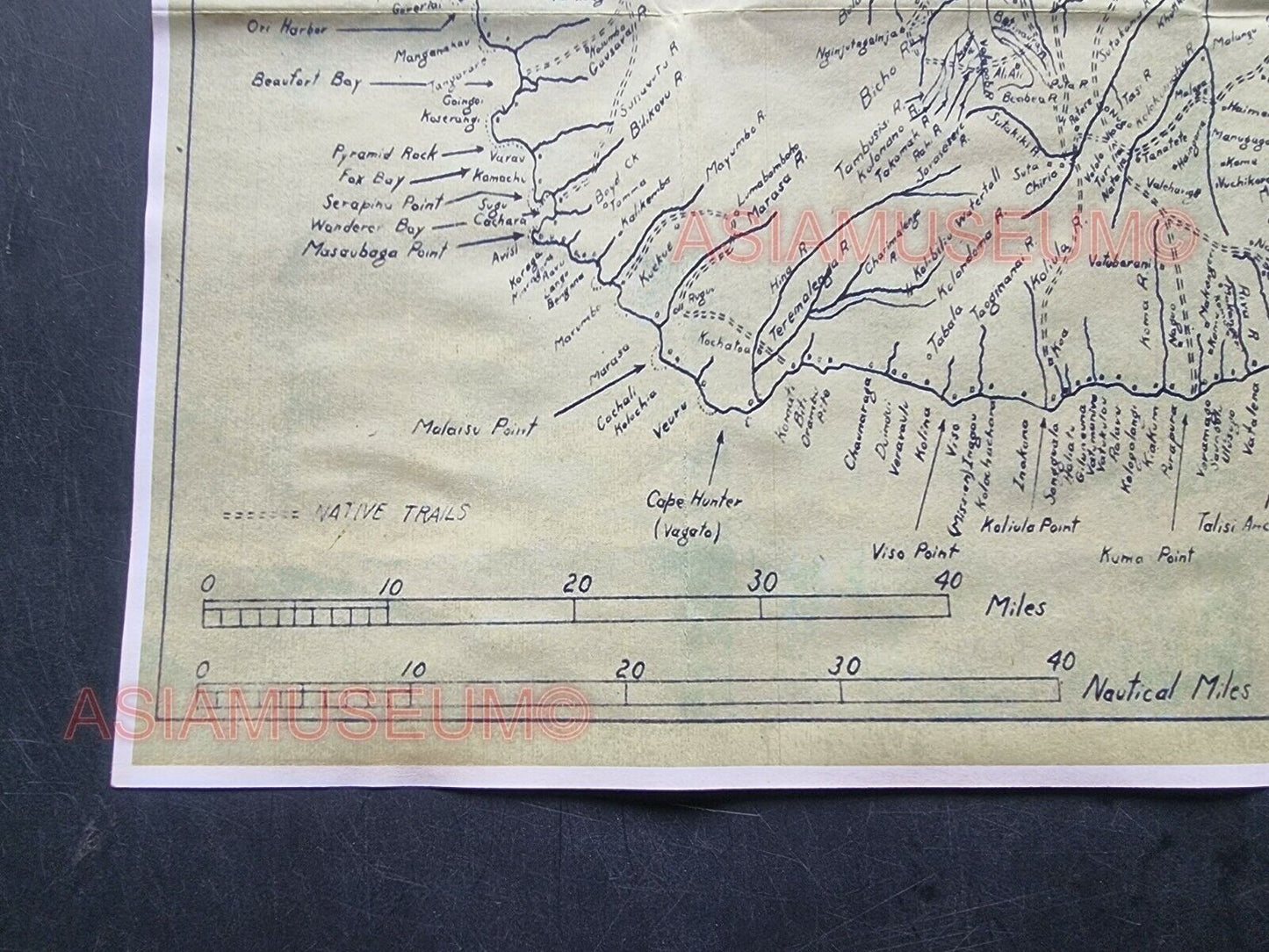 1942 WW2 USA AMERICA JAPAN GUADAL CANAL BATTLE WAR MAP ATLAS PROPAGANDA POSTER