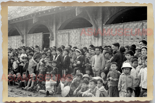 40s WW2 Vietnam WAR WOMEN LADY CHILDREN BOY GIRL REFUGEE OLD Vintage Photo 29960