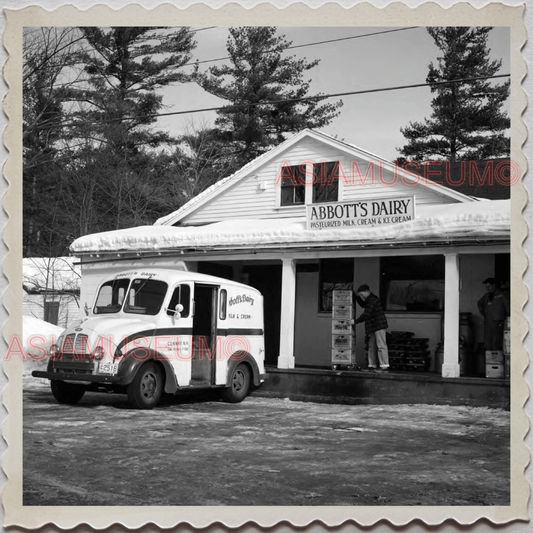 50s CONWAY CITY FAULKNER COUNTY ARKANSAS TRUCK STORE OLD VINTAGE USA Photo 12353