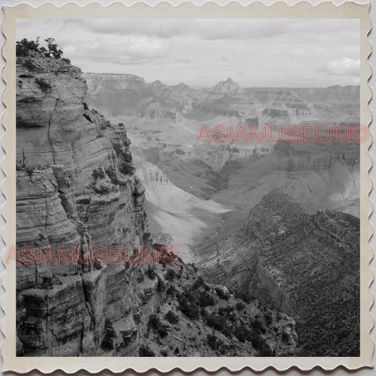 50s GRAND CANYON NATIONAL PARK COLORADO RIVER ARIZONA VIEW OLD BW USA Photo 9754