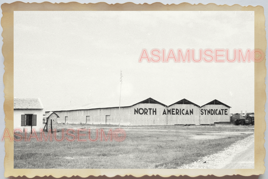 40s WW2 Vietnam HAIPHONG NORTH AMERICAN REFINERY GASOLINE ii Vintage Photo 04403