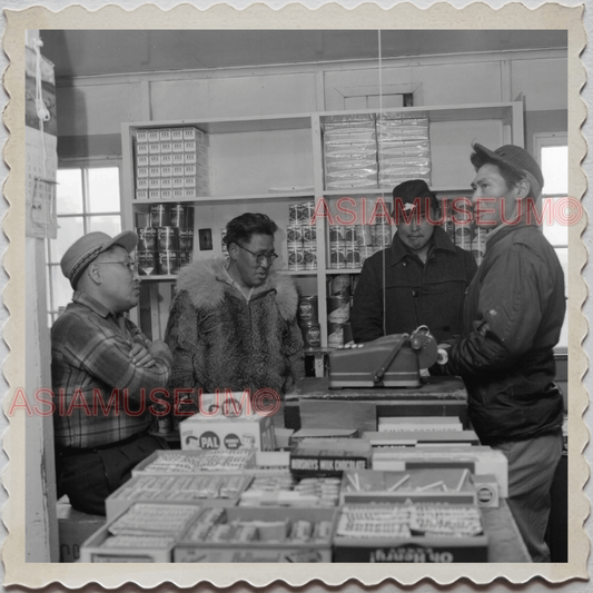 50s UTQIAGVIK NORTH SLOPE BARROW ALASKA ARCTIC MEN STORE VINTAGE USA Photo 11241