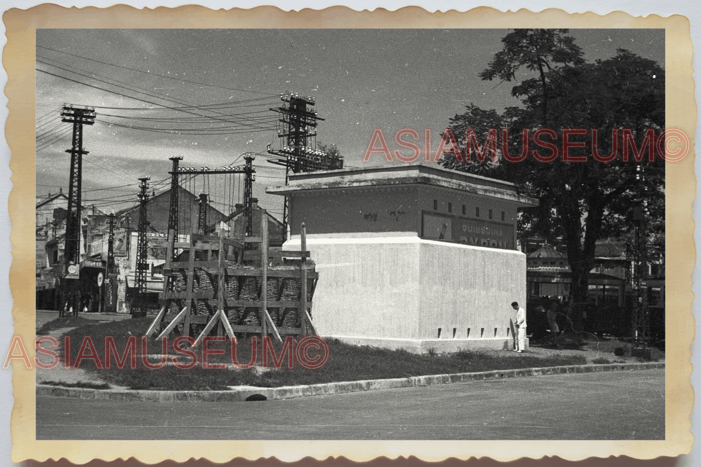 40s Vietnam HANOI Quinquina Liquor Distillery FACTORY DRINKS Vintage Photo 04340