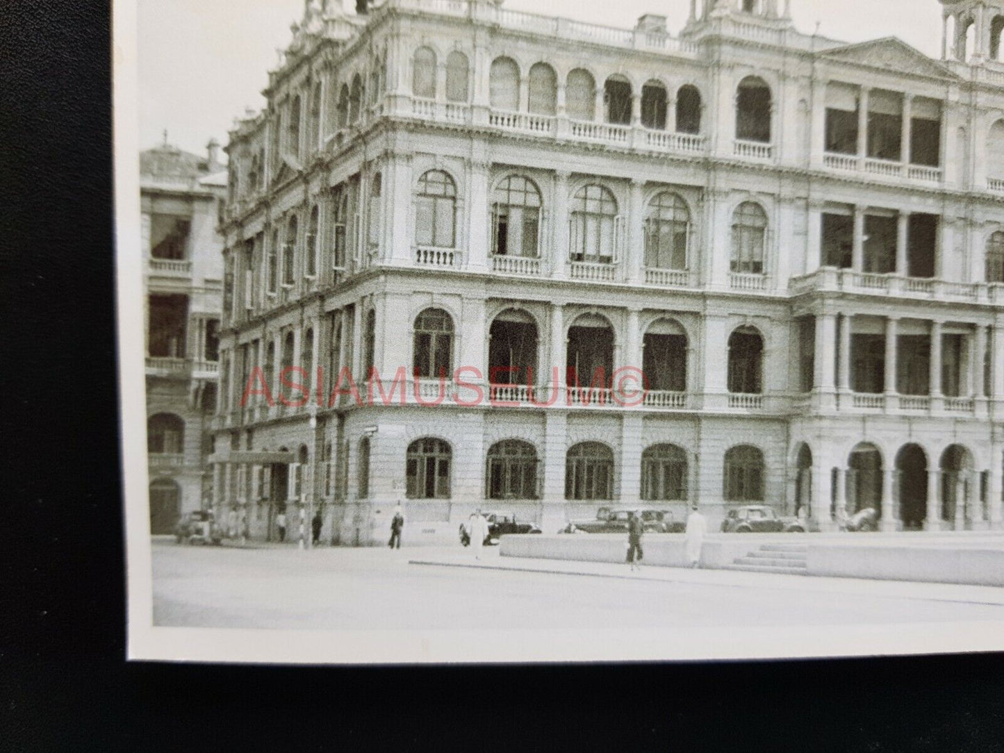 Hongkong Club Connaught Road Central Vintage Hong Kong Photo Postcard RPPC #1938