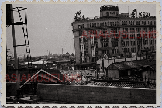 WW2 JAPAN OSAKA SOGO STORE SHOPPING STREET ROAD BUILDING Vintage Photo #18813