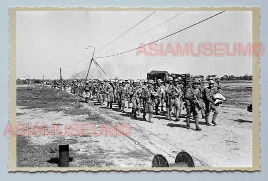 1930s National Revolutionary Army B&W Vintage China Shanghai Photo 3011 中国上海老照片