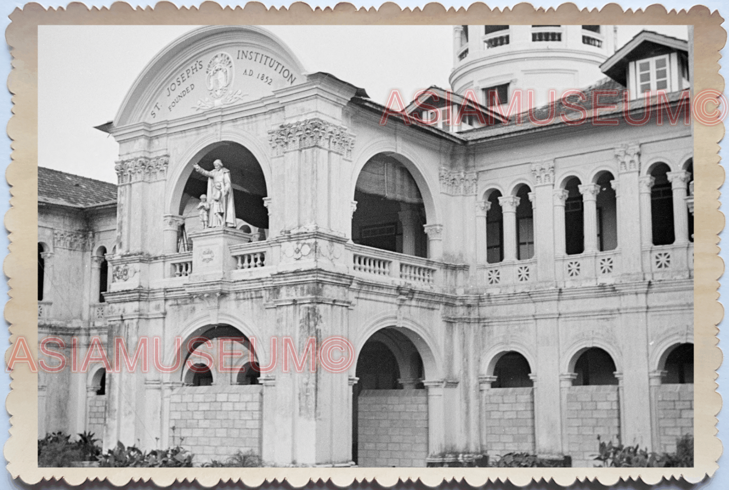 WW2 St. Joseph's Institution British Colonial  Vintage Singapore Photo 17534