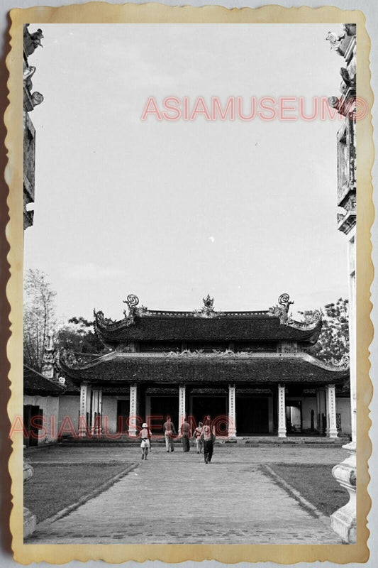 40s Vietnam War SAIGON STREET BUDDHIST TEMPLE HO CHI MINH ww2 Vintage Photo 1734