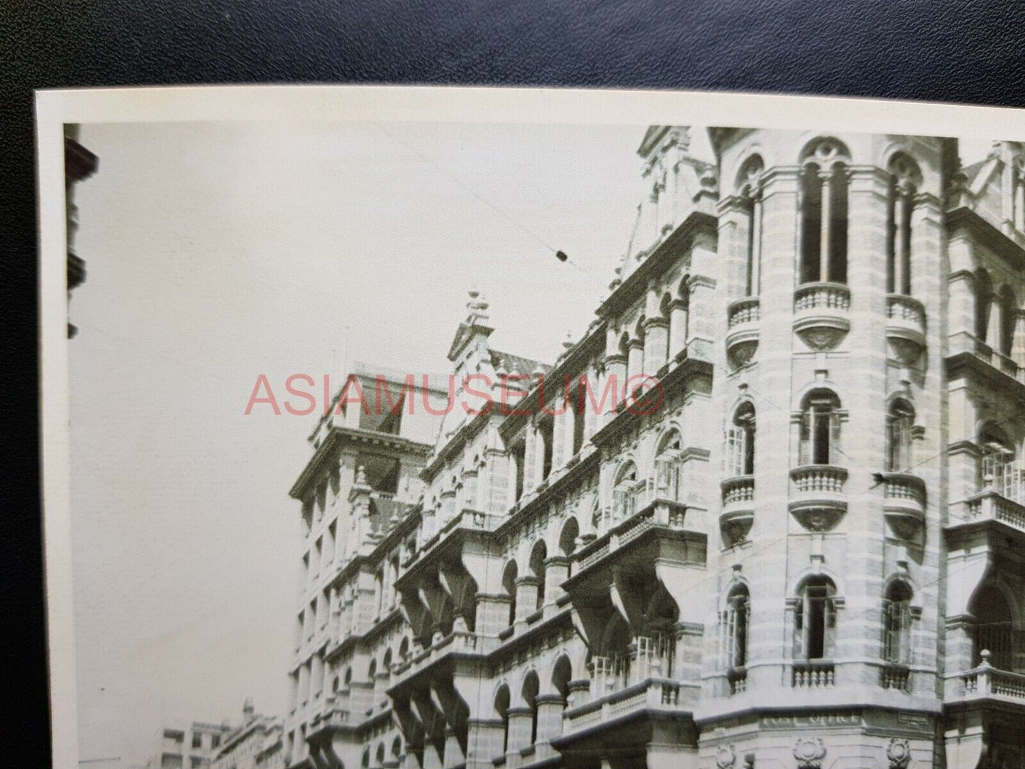 General Post Office Building Traffic Light Hong Kong Photo Postcard RPPC #1320