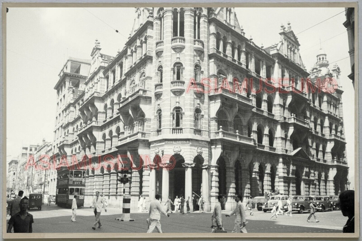 WW2 Central Post Office Car HONG KONG VINTAGE PHOTO POSTCARD RPPC 1320 香港舊照片明信片