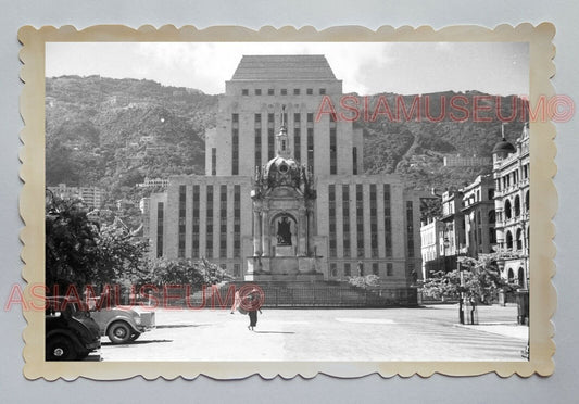 HONG KONG AND SHANGHAI BANK QUEEN VICTORIA STATUE ROAD Vintage Photo 04074 香港旧照片