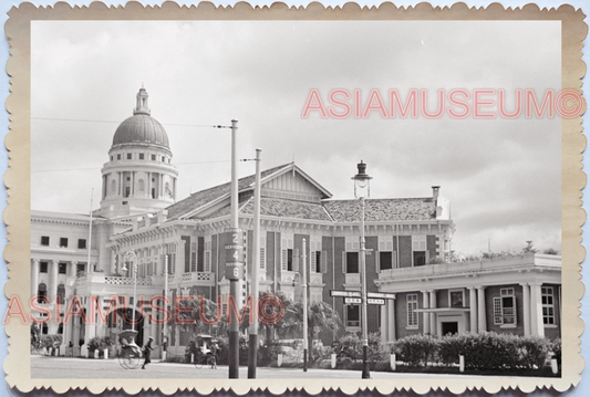 WW2 Supreme Court Rickshaw St Andrew's Road Car Vintage Singapore Photo 17733