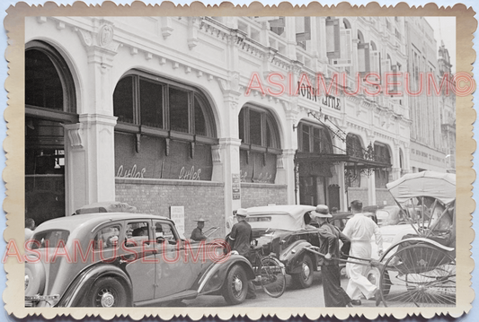 WW2 British Shop John Little Store Car Street Road Vintage Singapore Photo 18754