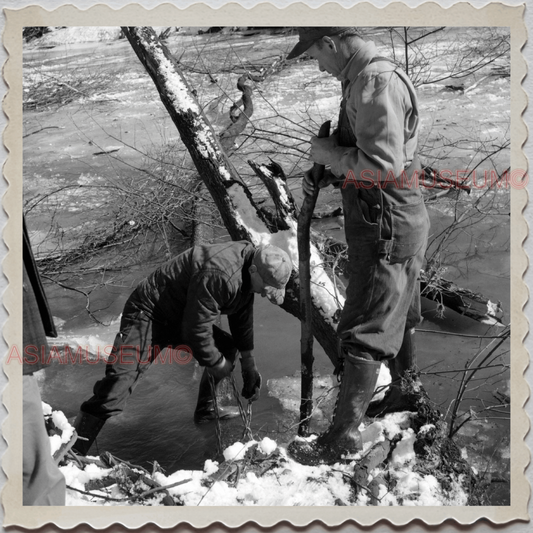 50s SUNBURY NORTHUMBERLAND PENNSYLVANIA SUSQUEHANNA RIVER VINTAGE USA Photo 8567