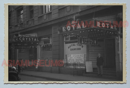 1940s STREET SCENE ROYAL CAFE DANCING Vintage China Shanghai Photo 258 中国上海老照片