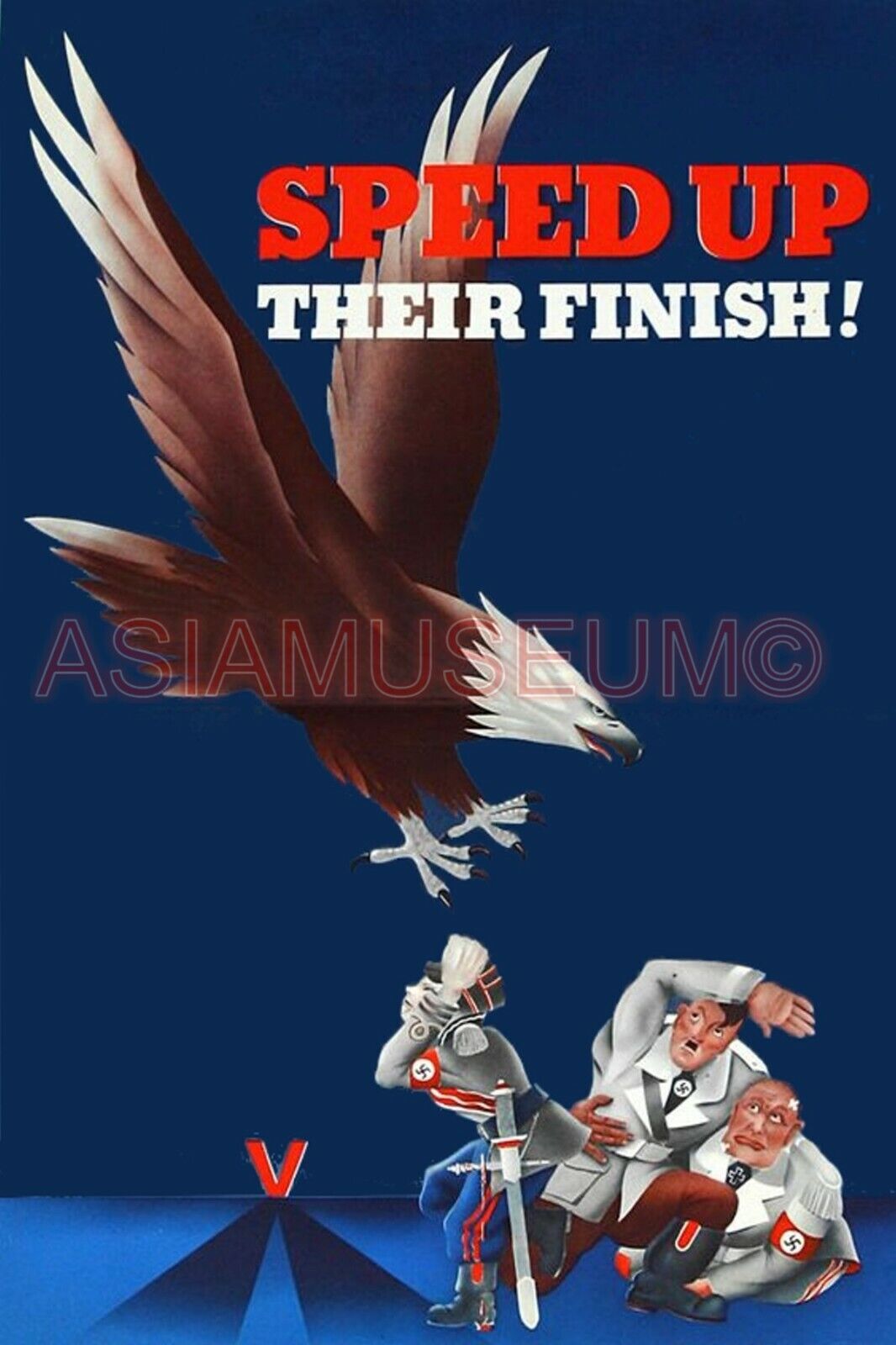 1941 WWii USA AMERICA EAGLE JAPAN COMIC CARICATURE CARTOON PROPAGANDA Postcard