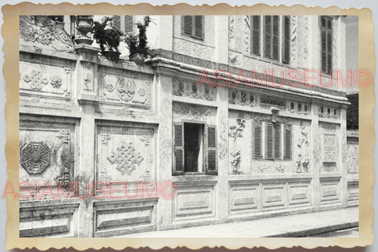 40s WW2 Vietnam INDOCHINA WAR HANOI COLONIAL BUILDING STREET Vintage Photo 04209