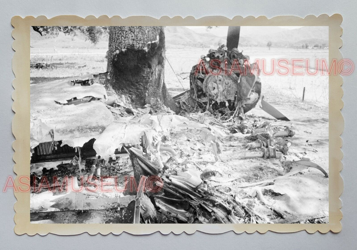 WW2 WAR JAPANESE AIRCRAFT PLANE PROPELLER BOMBING  Hong Kong Photo 16582 香港旧照片