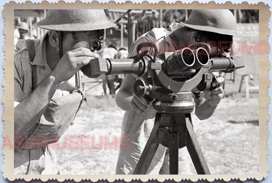 WW2 British India Army Artillery Man Anti Aircraft Vintage Singapore Photo 26933