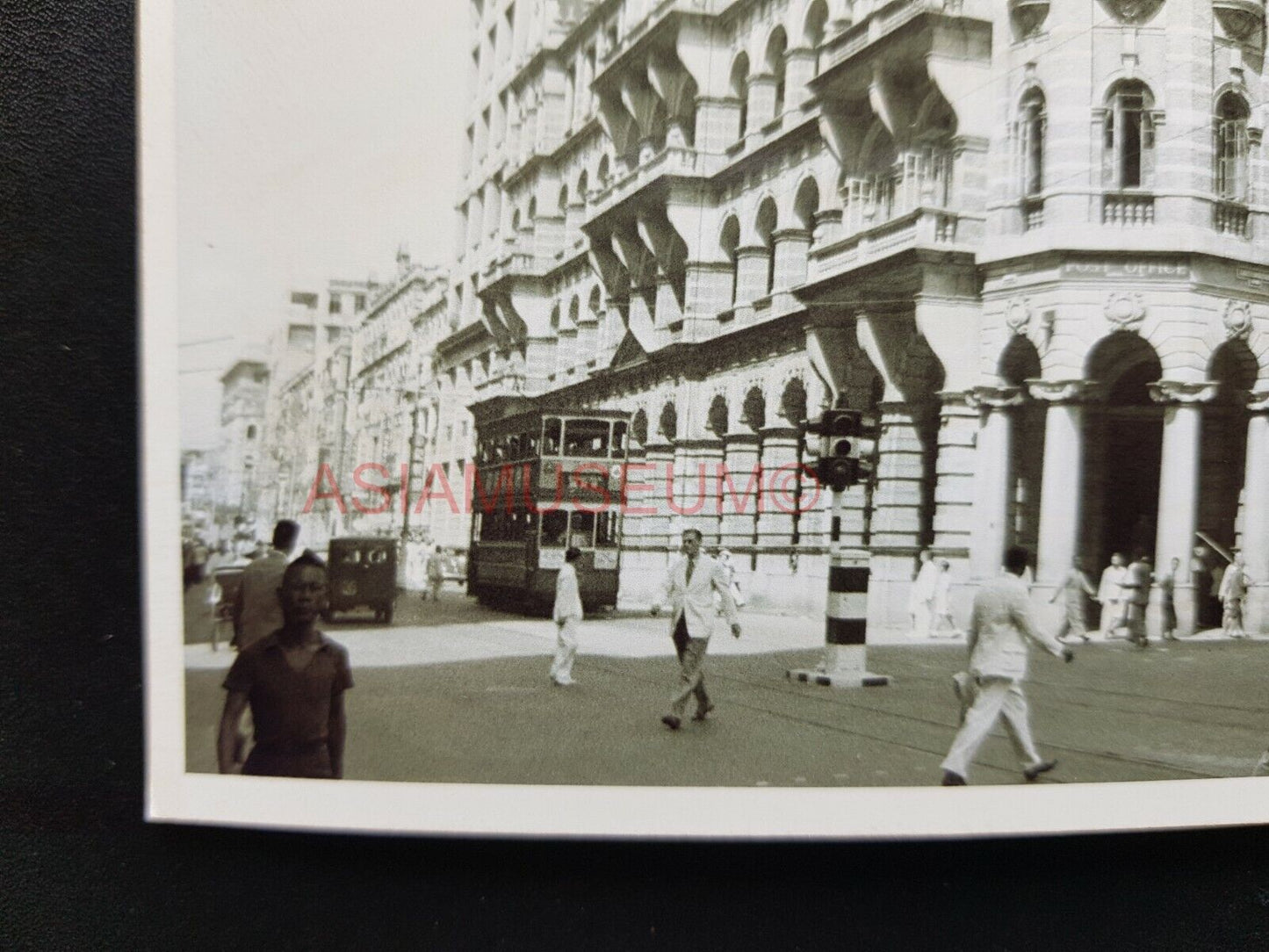 General Post Office Building Traffic Light Hong Kong Photo Postcard RPPC #1320