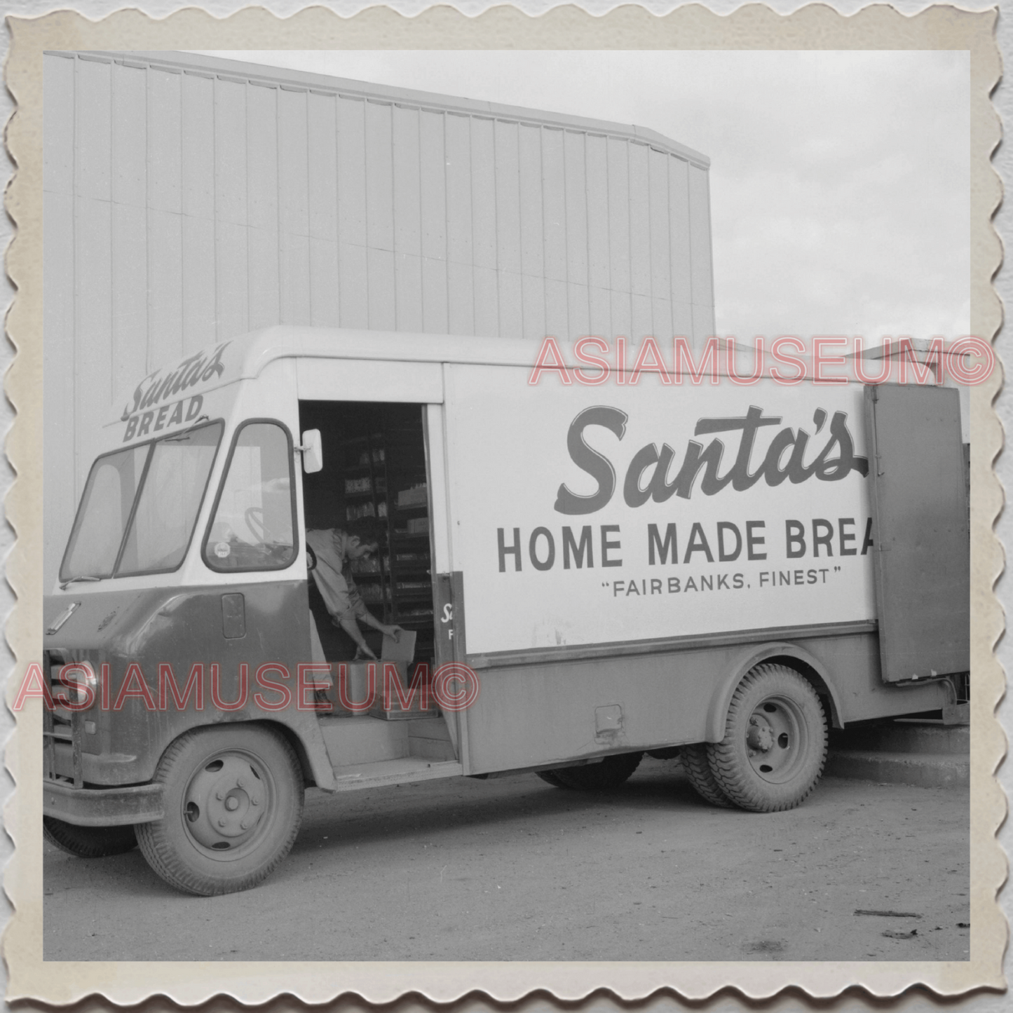 50s FAIRBANKS NORTH STAR BOROUGH ALASKA BAKERY TRUCK VINTAGE USA Photo 10910