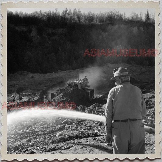 50s FAIRBANKS NORTH STAR BOROUGH ALASKA GOLD MINE MAN VINTAGE USA Photo 12562