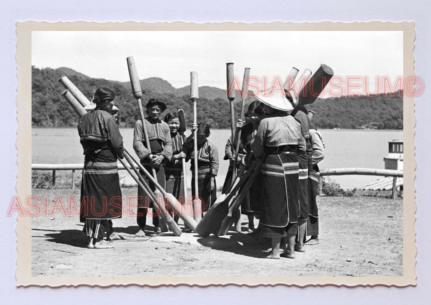 Women Alishan Native Tribe Lake Mountain Lady Vintage Taiwan Photo 台湾旧照片 #3757