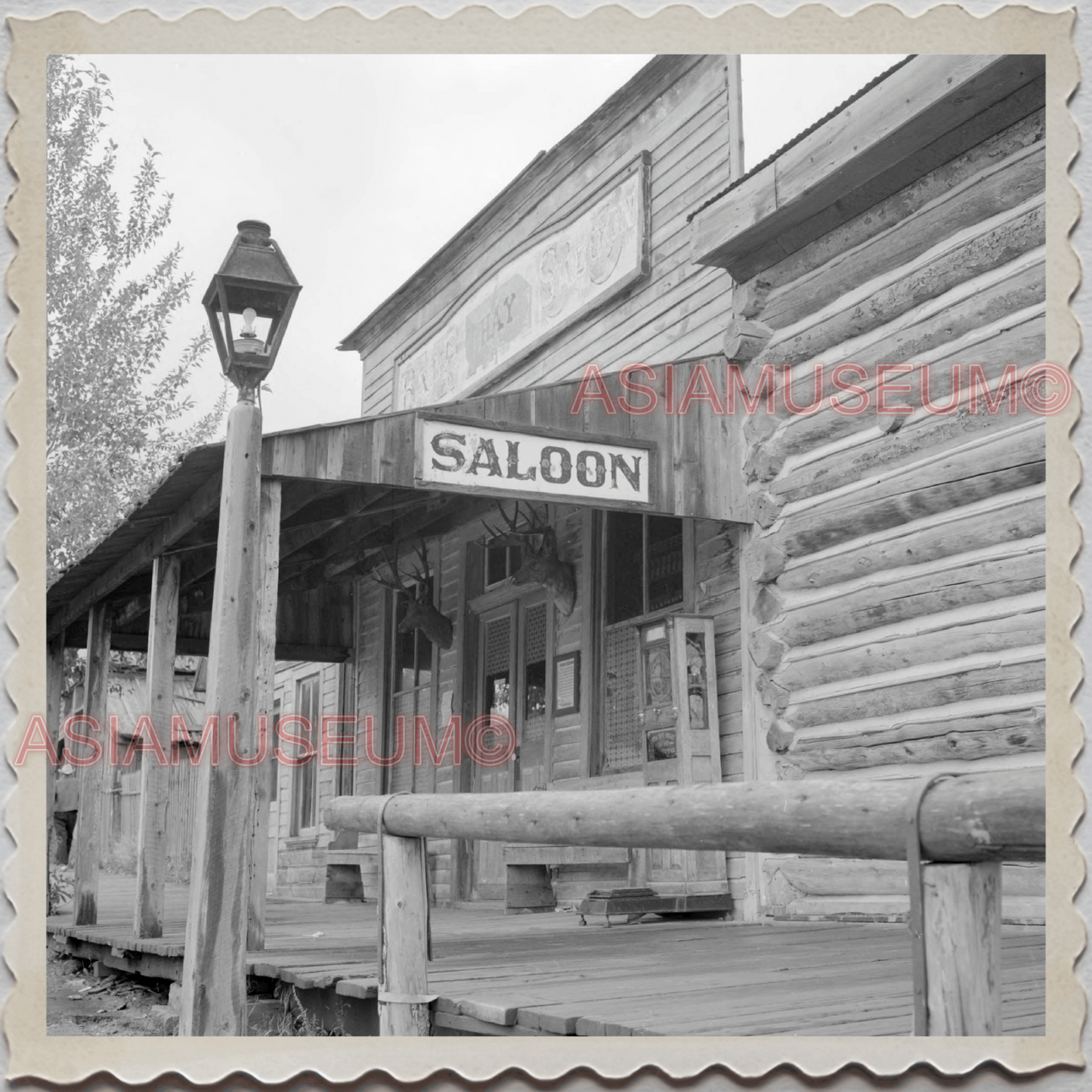 50s VIRGINIA CITY STOREY NEVADA RENO SHOP BUILDING SALOON OLD USA Photo 10263