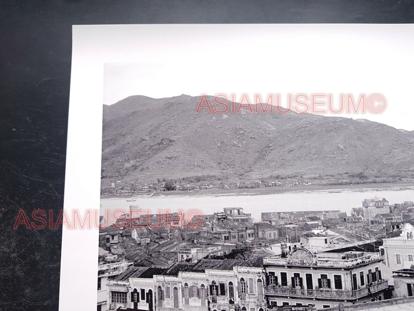 40's Macau Church Ruins St Paul's Cathedral Panoramic  Old Vintage Photo 澳门旧照片