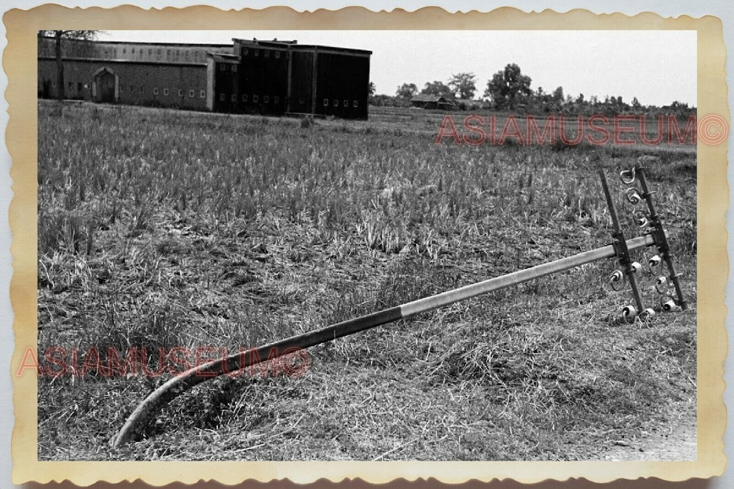 50s Vietnam SAIGON HO CHI MINH ELECTRIC POST VILLAGE FACTORY Vintage Photo 1588