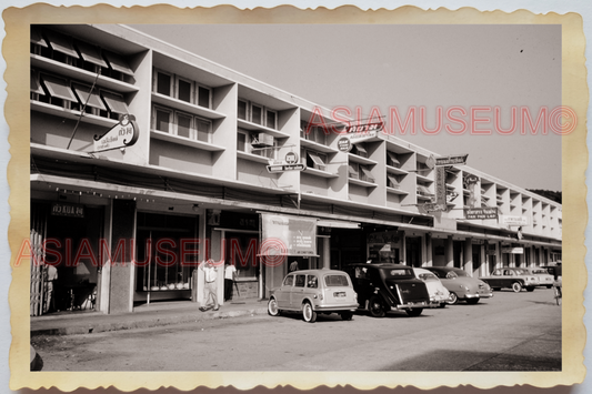 50s THAILAND BANGKOK STREET SCENE TUK TUK CAR ROAD SHOP ADS VINTAGE Photo 36874