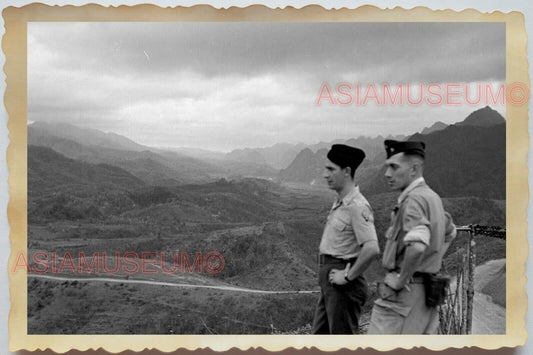 50s Vietnam Indochina Saigon War French Army Soldier Jungle Vintage Photo #521