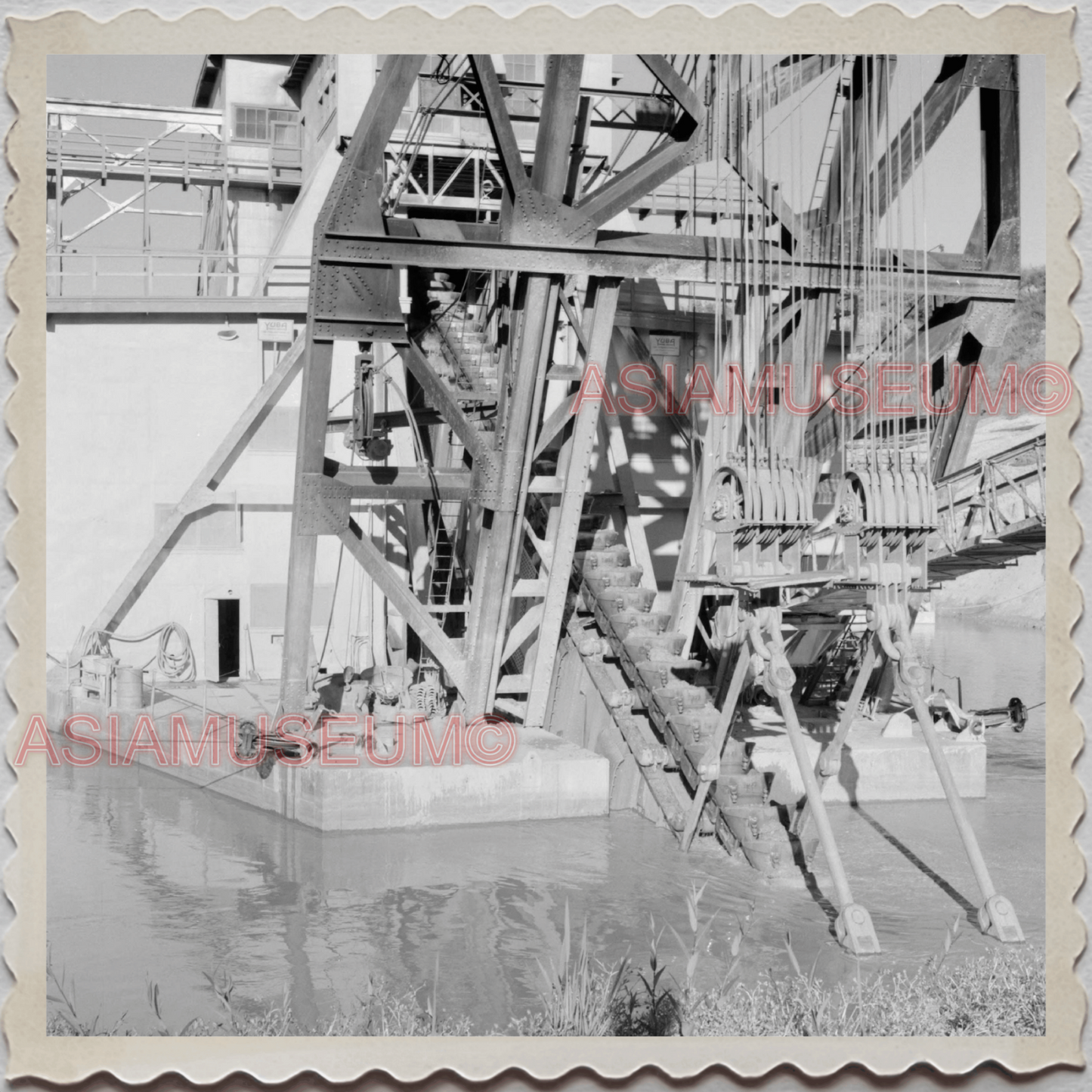 50s FAIRBANKS NORTH STAR BOROUGH ALASKA GOLD MINE MACHINE OLD USA Photo 10056