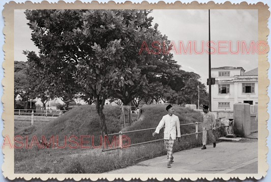 WW2 Raffles Hotel Battery Road Air raid Bunker War Vintage Singapore Photo 17728