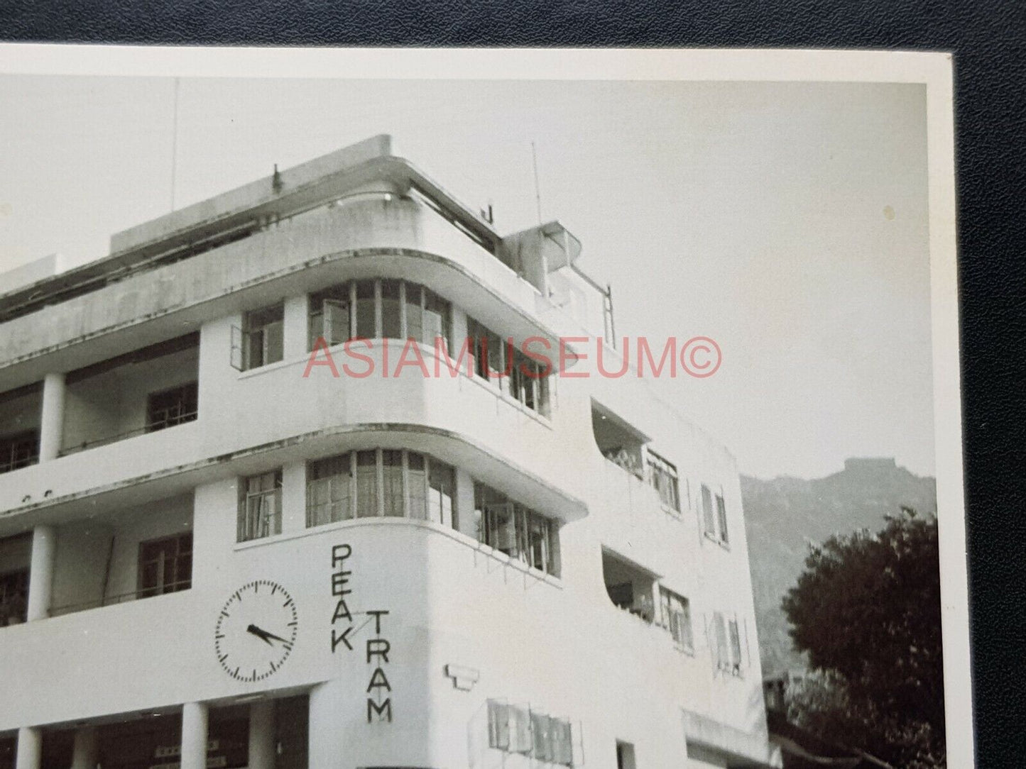 Hong Kong Victoria Peak Tram Lower Terminal Garden Road Car Photo Postcard RPPC