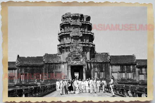 50s Vietnam SAIGON Cambodia Angkor Wat Buddhist Hindu Temple Vintage Photo 1683