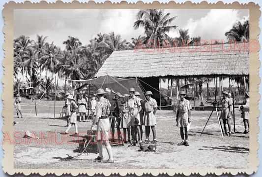 WW2 British India Army Soldier Anti Japan Aircraft Gun War Singapore Photo 27898