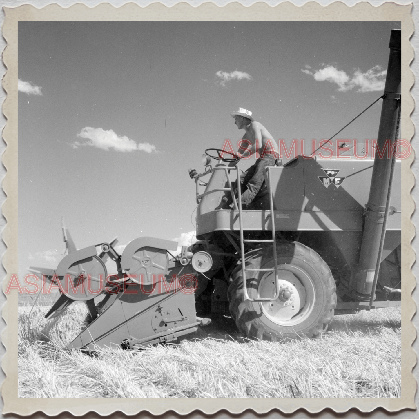 50s BIG HORN WYOMING LOVELL GREYBULL CASPER FARMER WHEAT VINTAGE USA Photo 9239