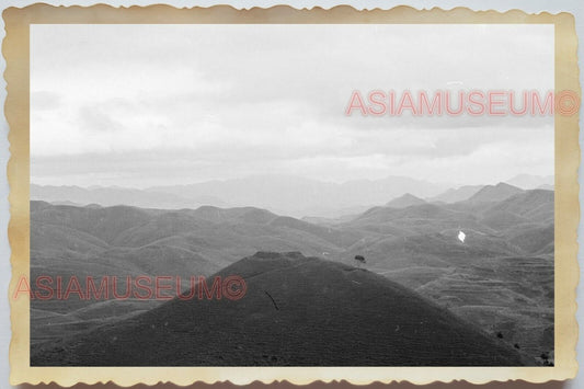 50s Vietnam Indochina Ho Chi Minh Saigon Mountain View B&W Vintage Photo #576