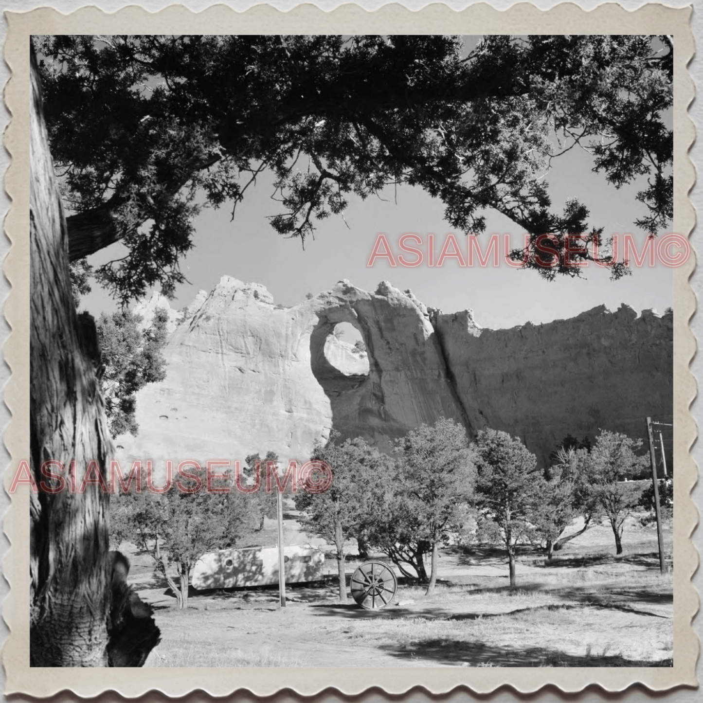 50s WINDOW ROCK NAVAJO NATION APACHE ARIZONA NEW MEXICO VINTAGE USA Photo 11014