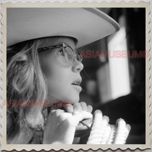 40s AUGUSTA KRONE RANCH COWBOY GIRL BARN HAT VINTAGE OLD USA AMERICA Photo S8616