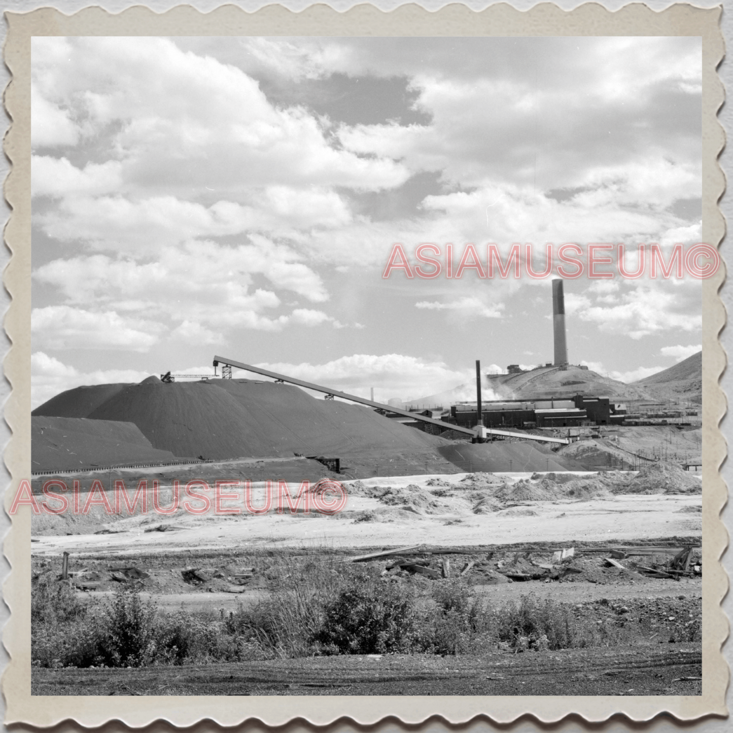 50s BUTTE CITY SILVER BOW MONTANA BERKELEY COPPER MINE VINTAGE USA Photo 10231