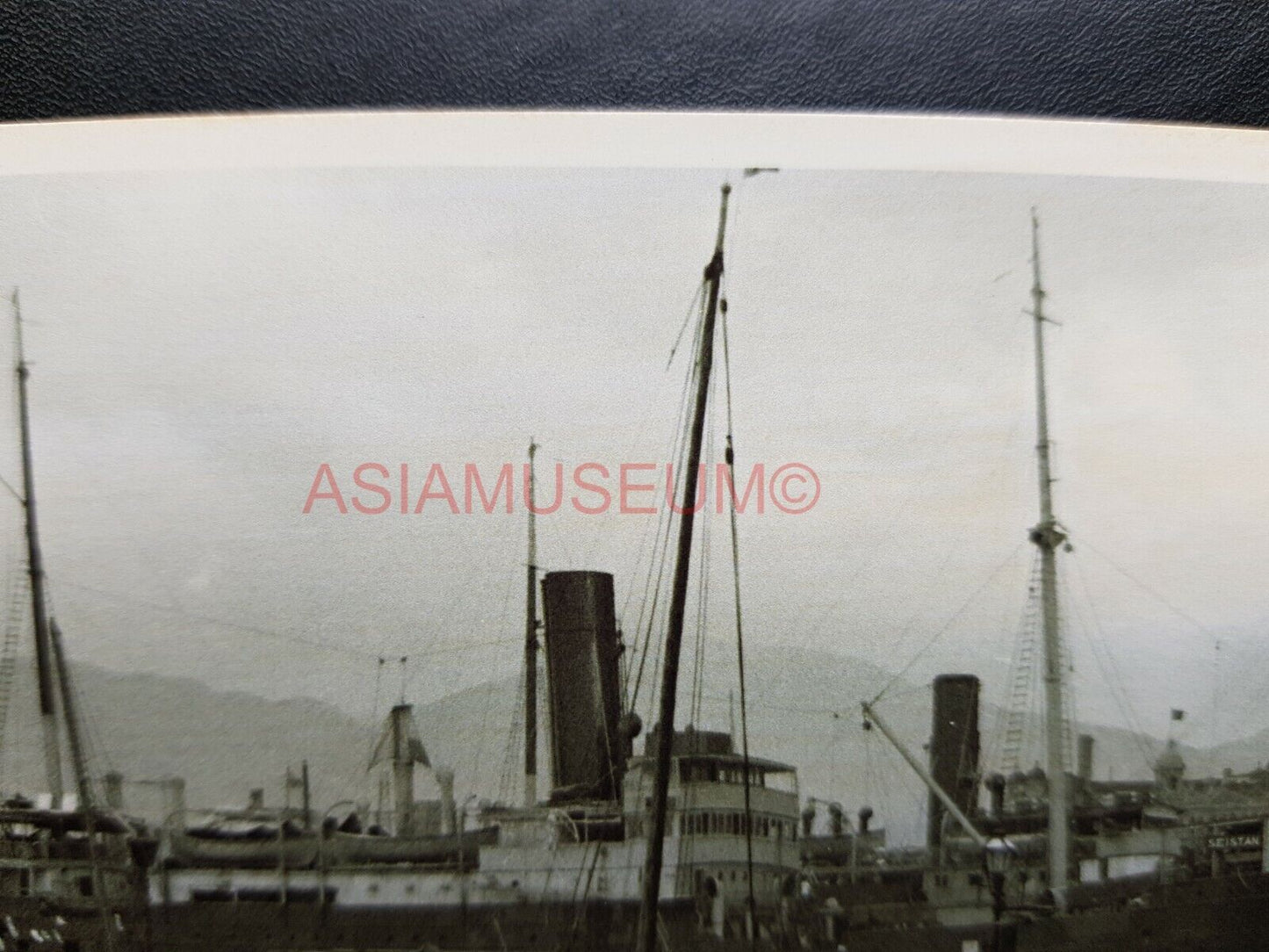 Star Ferry Terminal Pier Harbor Truck Ship Hong Kong Photo Postcard RPPC #1836