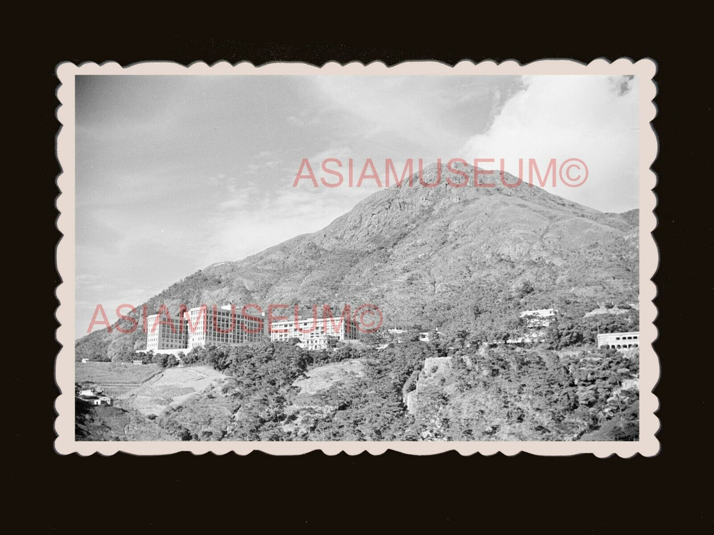 1940's Tai O Mountain Lantau Island B&W Vintage Hong Kong Photograph 香港旧照片 #2539