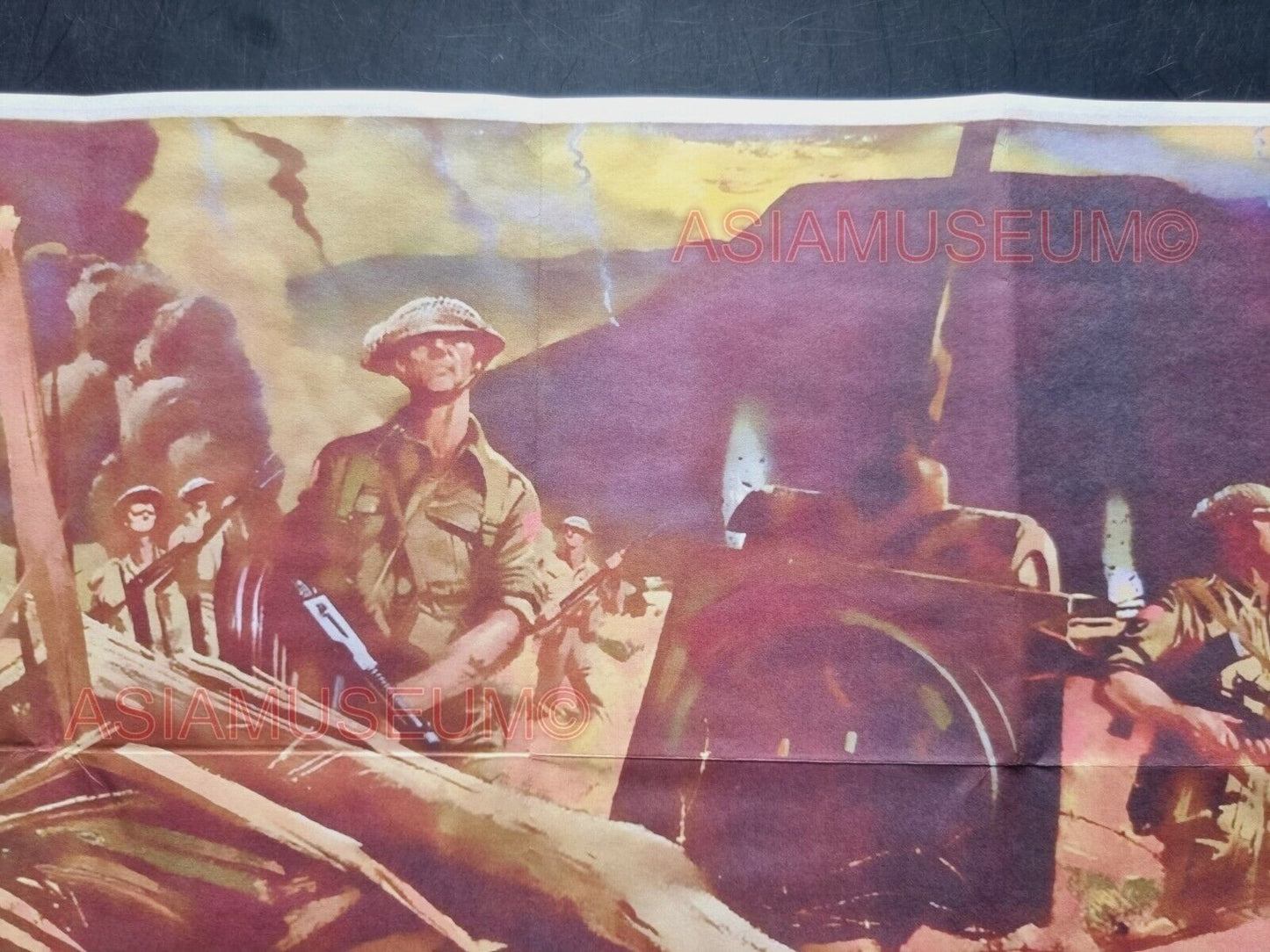 1943 WW2 USA AMERICA BUY WAR VICTORY BONDS BATTLE ARMY CANNON  PROPAGANDA POSTER