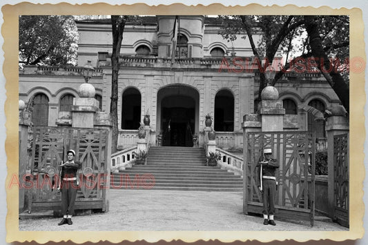 1950s Vietnam War Indochina French Colonial Building Embassy Vintage Photo #383