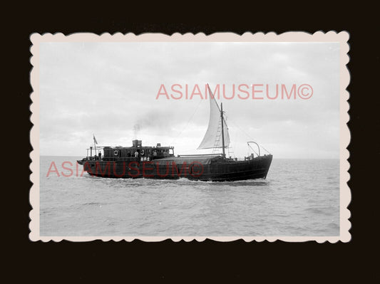 Ferry Boat Sail Ship Chinese Junk Lantau Island Hong Kong Photograph 香港旧照片 #3130