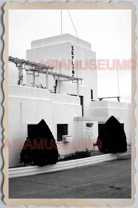 40s MACAU MACAO SKYLINE BUILDING GUIA HILL MONTE FORT Vintage Photo 澳门旧照片 26708