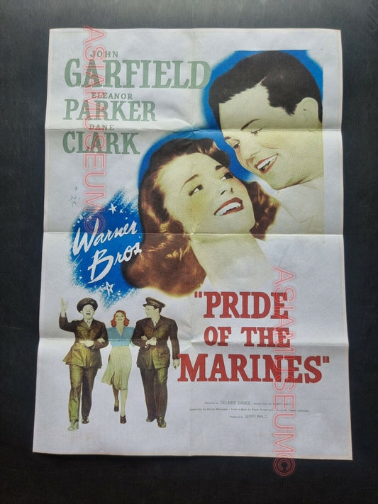 1944 WW2 USA AMERICA WOMEN LADY MARINES MOVIE WAR BONDS ARMY PROPAGANDA POSTER