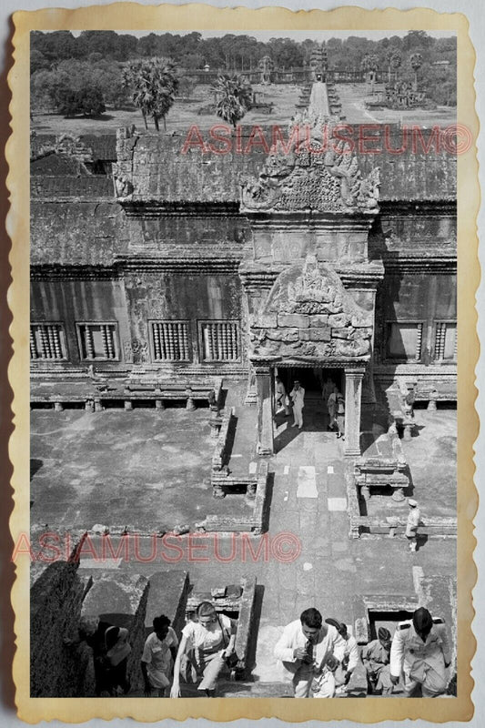 50s Vietnam SAIGON CAMBODIA ANGKOR WAT BUDDHIST HINDU TEMPLE Vintage Photo 366